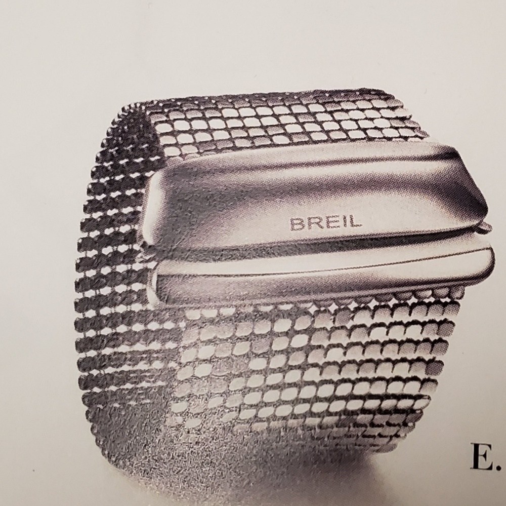 Ladies Silk Steel Bracelet with Bilux closure